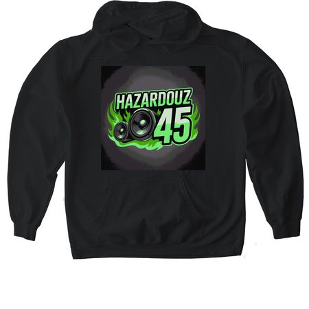 Thank you for your support, a Black Gildan Softstyle Pullover Hoodie