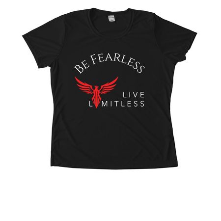 Mens and Womens Performance gear&nbsp;, a Black Women's Performance Tee