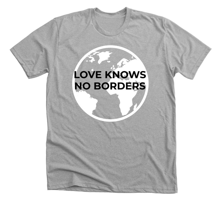Returning to Uganda&nbsp;, a Athletic Heather Premium Unisex Tee