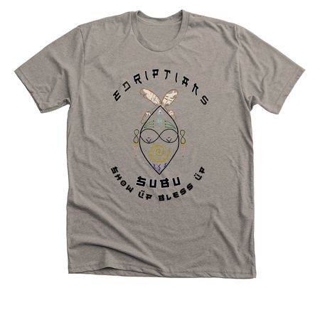 Kakao Kode Edriptians Wearz, a Heather Stone Premium Unisex Tee