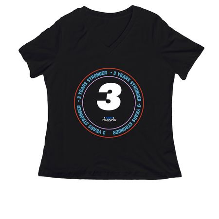 3 Year Coaches Shirt? (cotton), a Black Women's Relaxed V-Neck Tee