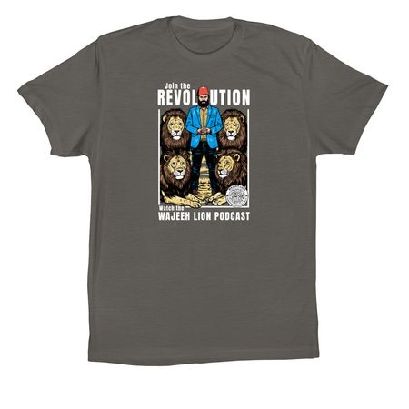 The Wajeeh Lion Podcast, a Asphalt Premium Cotton Tee