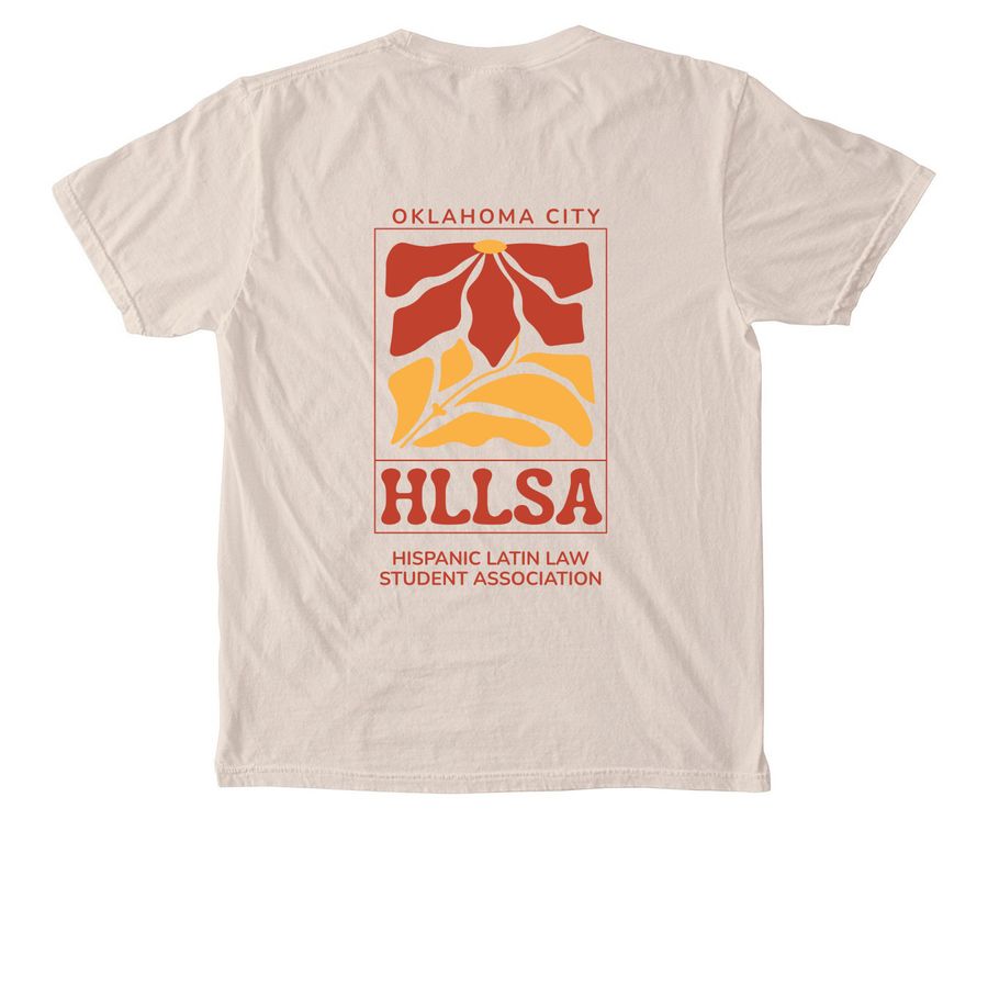 2026-2027 HLLSA Pocket Tee&nbsp;, a Ivory Comfort Colors Pocket Tee (back-view)