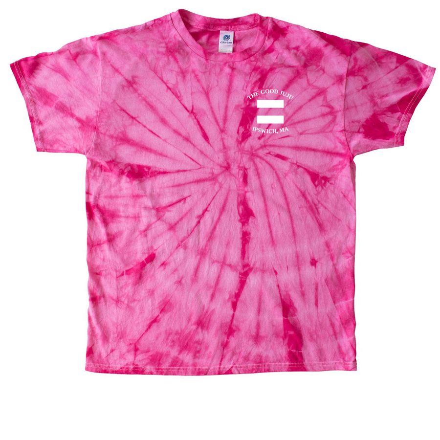 The Good Juju - Crew Collection (Pink), a Pink Classic Tie Dye Tee