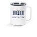 OCU Law Travel Mug, a White Stainless Steel Travel Mug