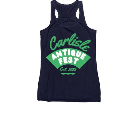 Carlisle Antique Fest, a Navy Women's Racerback