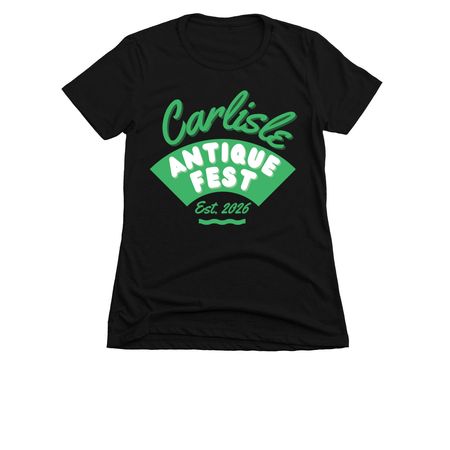 Carlisle Antique Fest, a Black Women's Slim Fit Tee