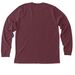 Give Thanks&nbsp;, a Heather Maroon Premium Long Sleeve Tee (back-view)