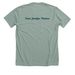 2026 Team Jocelyn Thomas, a Heather Sage Premium Unisex Tee (back-view)
