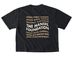 We Love Pitties!, a Black Comfort Colors Boxy Tee (back-view)
