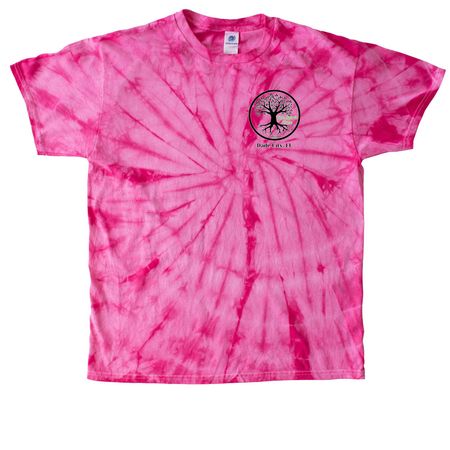 The Spirit Tree Inc - Fox, a Pink Classic Tie Dye Tee