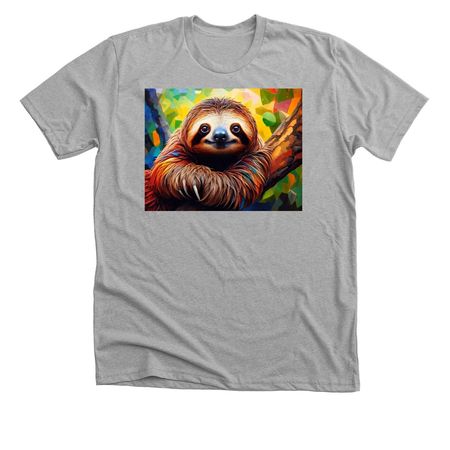 No Drama, a Athletic Heather Premium Unisex Tee