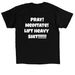 Leisey Lifts&nbsp;, a Black Classic Unisex Tee (back-view)