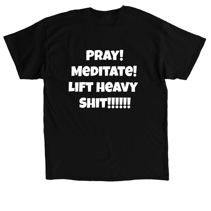 Leisey Lifts&nbsp;, a Black Classic Unisex Tee (back-view)