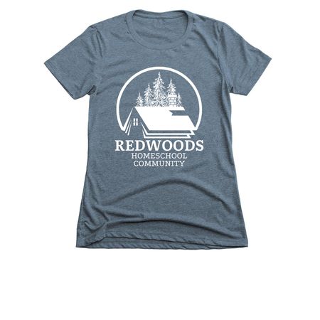 Redwoods Logo, a Indigo Women's Slim Fit Tee