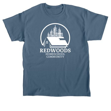 Redwoods Logo, a Indigo Blue Classic Unisex Tee