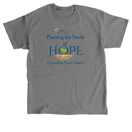 Planting Seeds of Hope, a Charcoal Classic Unisex Tee