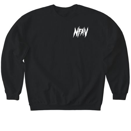 NFAV - Clawing Our Way, a Black Softstyle Crewneck Sweatshirt