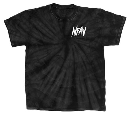 NFAV - Clawing Our Way, a Black Classic Tie Dye Tee
