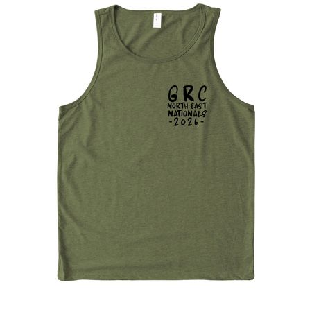 GRC NORTH EAST NATIONALS, a Olive You Green Allmade Eco Triblend Tank