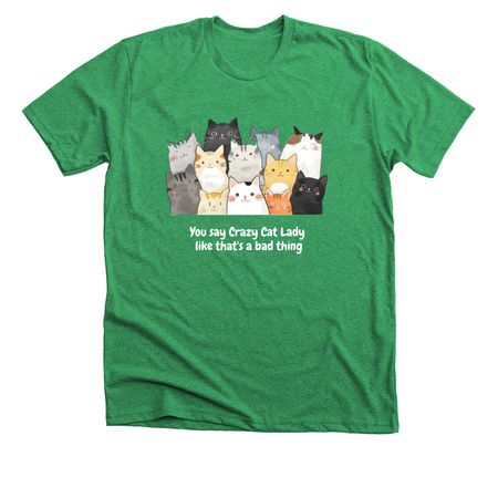 CRAZY CAT LADY, a Heather Kelly Premium Unisex Tee