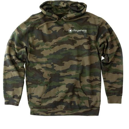 AnywhereCam Owl 4G Inspired Merch, a Forest Camo Heavyweight Camo Pullover Hoodie