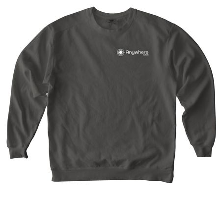 AnywhereCam Owl 4G Inspired Merch, a Pepper Comfort Colors Crewneck Sweatshirt