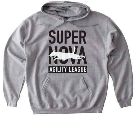 League Black Logo Shirts, a Sport Grey Gildan Softstyle Pullover Hoodie
