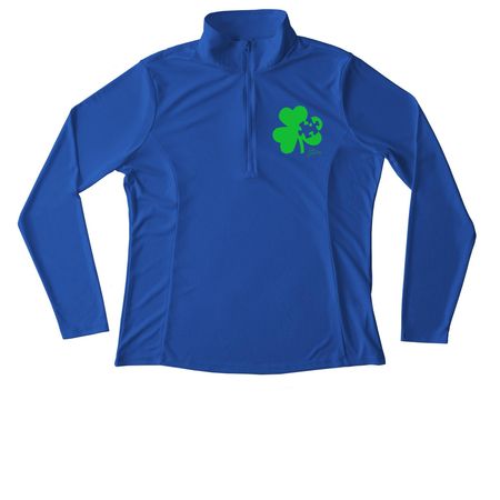 ???, a True Royal Women's Performance Quarter Zip Pullover
