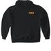 GRP Elise Orange, a Black Gildan Softstyle Pullover Hoodie