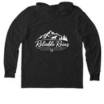 Extension of Reliable Partner, a Space Black Allmade Eco Triblend Hoodie Tee (back-view)