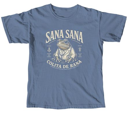 Sana, Sana, Latinos in Action, a Blue Jean Comfort Colors Unisex Tee