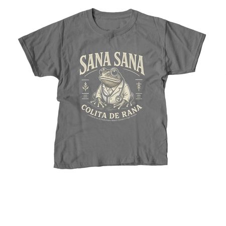 Sana, Sana, Latinos in Action, a Charcoal Youth Unisex Tee