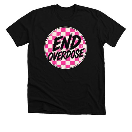 END OVERDOSE, a Solid Black Blend Premium Unisex Tee