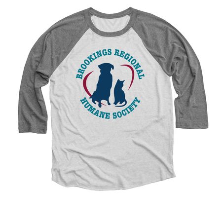 Spring 2026, a Premium Heather and Heather White 3/4 Sleeve Baseball Tee