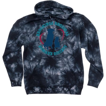 Spring 2026, a Black Tie Dyed Pullover Hoodie