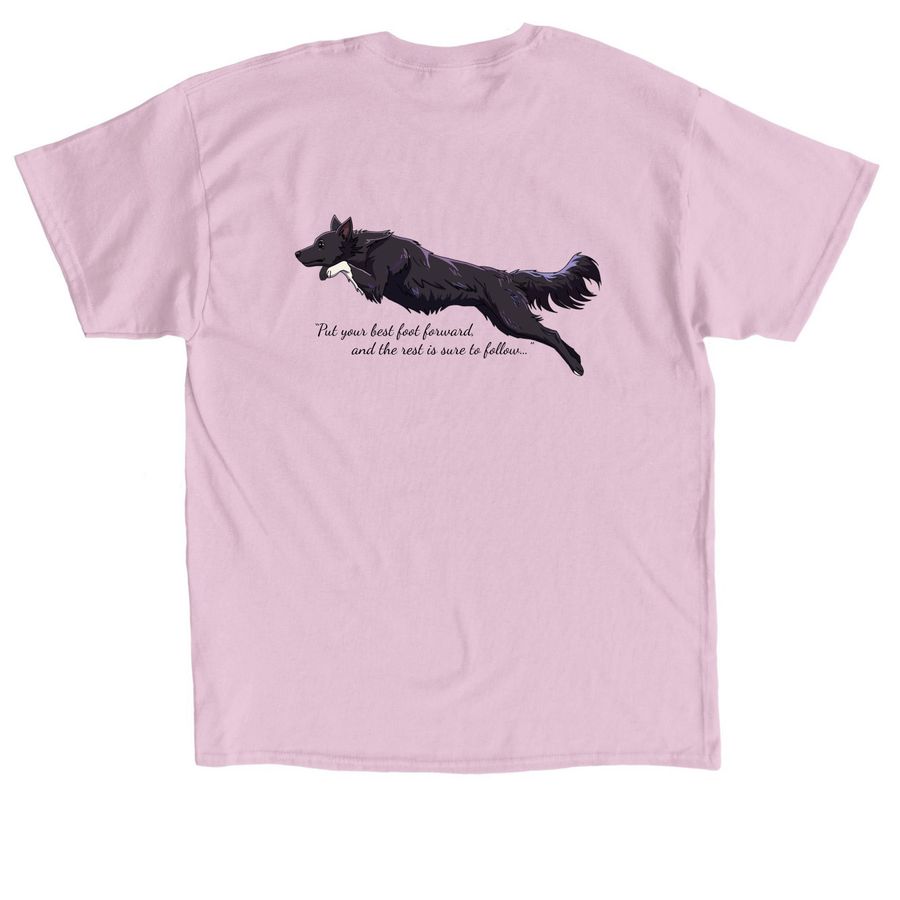 Team Prim, a Light Pink Classic Unisex Tee (back-view)