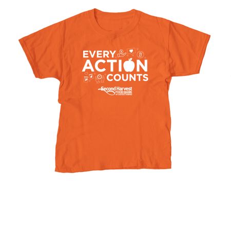Every Action Counts, a Orange Youth Unisex Tee