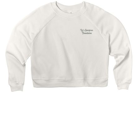 Liv's Stargrace Foundation, a Vintage White Women's Premium Cropped Raglan Sweatshirt