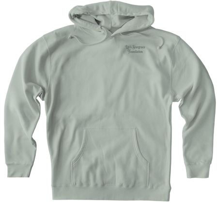 Liv's Stargrace Foundation, a Dusty Sage Heavyweight Pullover Hoodie
