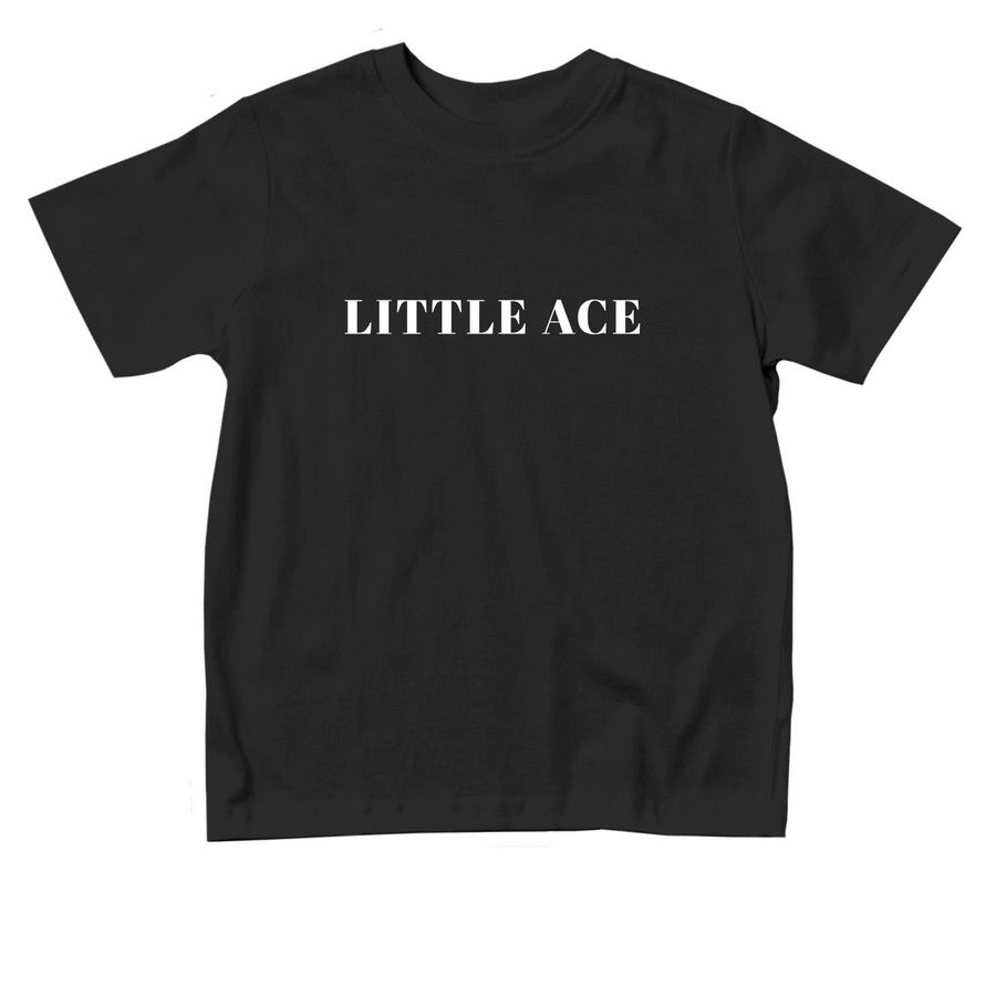Little Ace Toddler - 41, a Black Toddler Tee