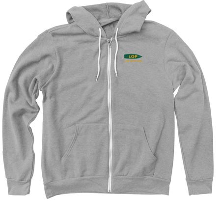Lake Grove Park, a Athletic Heather Zip Up Hoodie