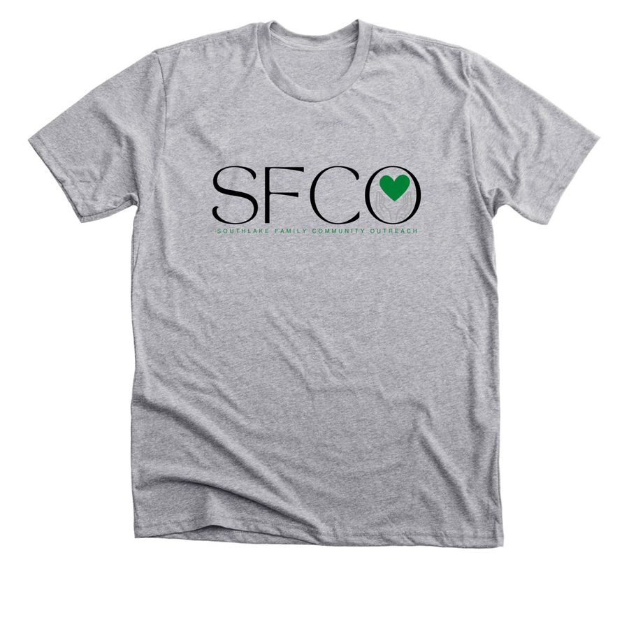 SFCO Volunteer, a Athletic Heather Premium Unisex Tee