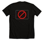 D.A.R.E No Screens, a Solid Black Blend Premium Unisex Tee (back-view)
