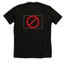 D.A.R.E No Screens, a Solid Black Blend Premium Unisex Tee (back-view)