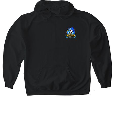 Official Big Rock Apparel, a Black Gildan Softstyle Pullover Hoodie