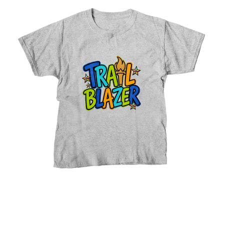 Trailblazer Stars, a Sport Grey Youth Unisex Tee