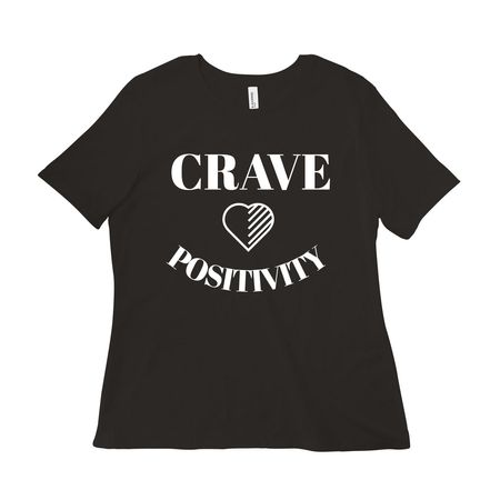 Crave Positivity&nbsp;, a Black Women?s Relaxed Cotton Tee