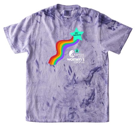 25th Anniversary Tie Dye Ts, a Amethyst Comfort Colors Colorblast Tee