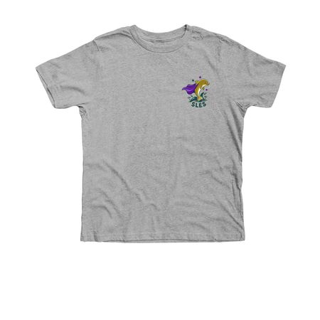 SLES Purple Up!, a Athletic Heather Premium Youth Tee
